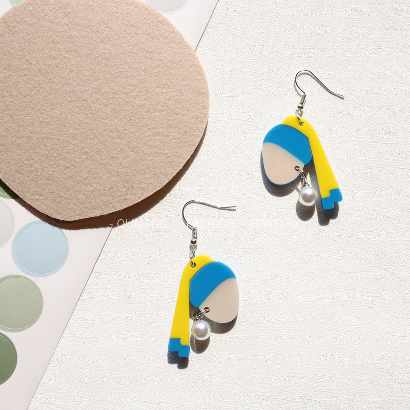 Pendientes Amarillo Perla al por mayor